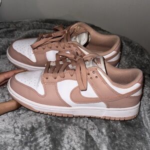 White/Rose Whisper Nike Dunks